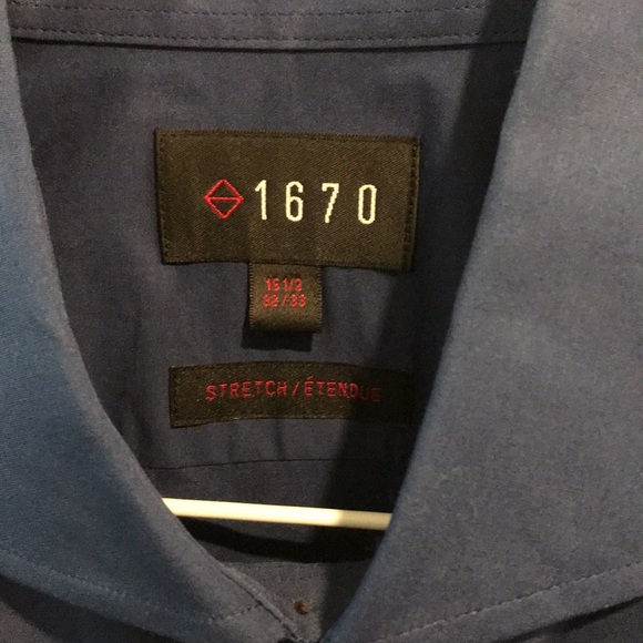 1670 men’s blue shirt - Picture 3 of 3
